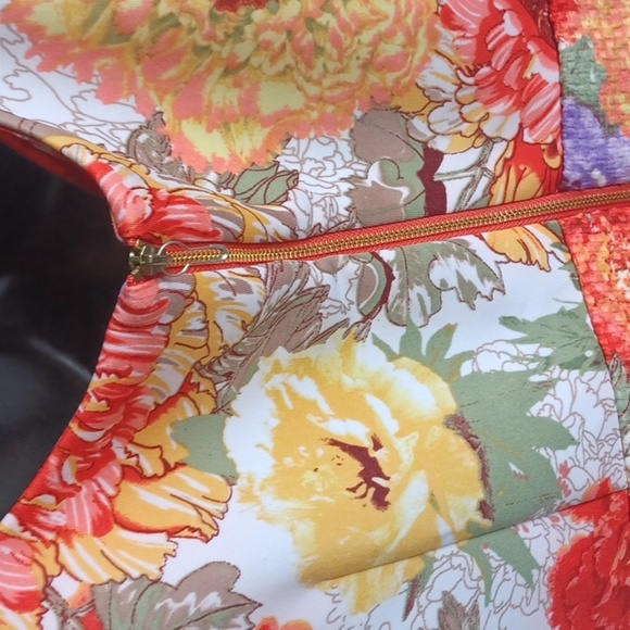 Danny & Nicole Floral A-Line Dress.  SZ 16, NWT, 22" PTP, 39" Long - Picture 5 of 9